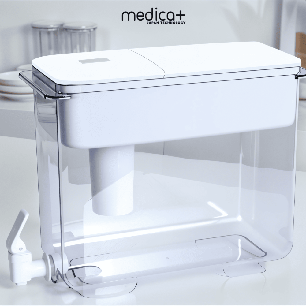Фильтр для воды с дозатором MEDICA+ 7 литров (White) (Japan)