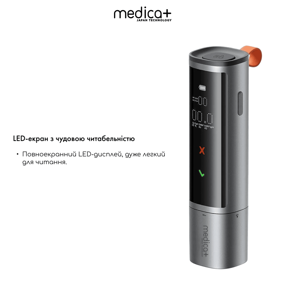 Алкотестер электрохимический MEDICA+ AlcoControl 10.0 PRO (Japan)