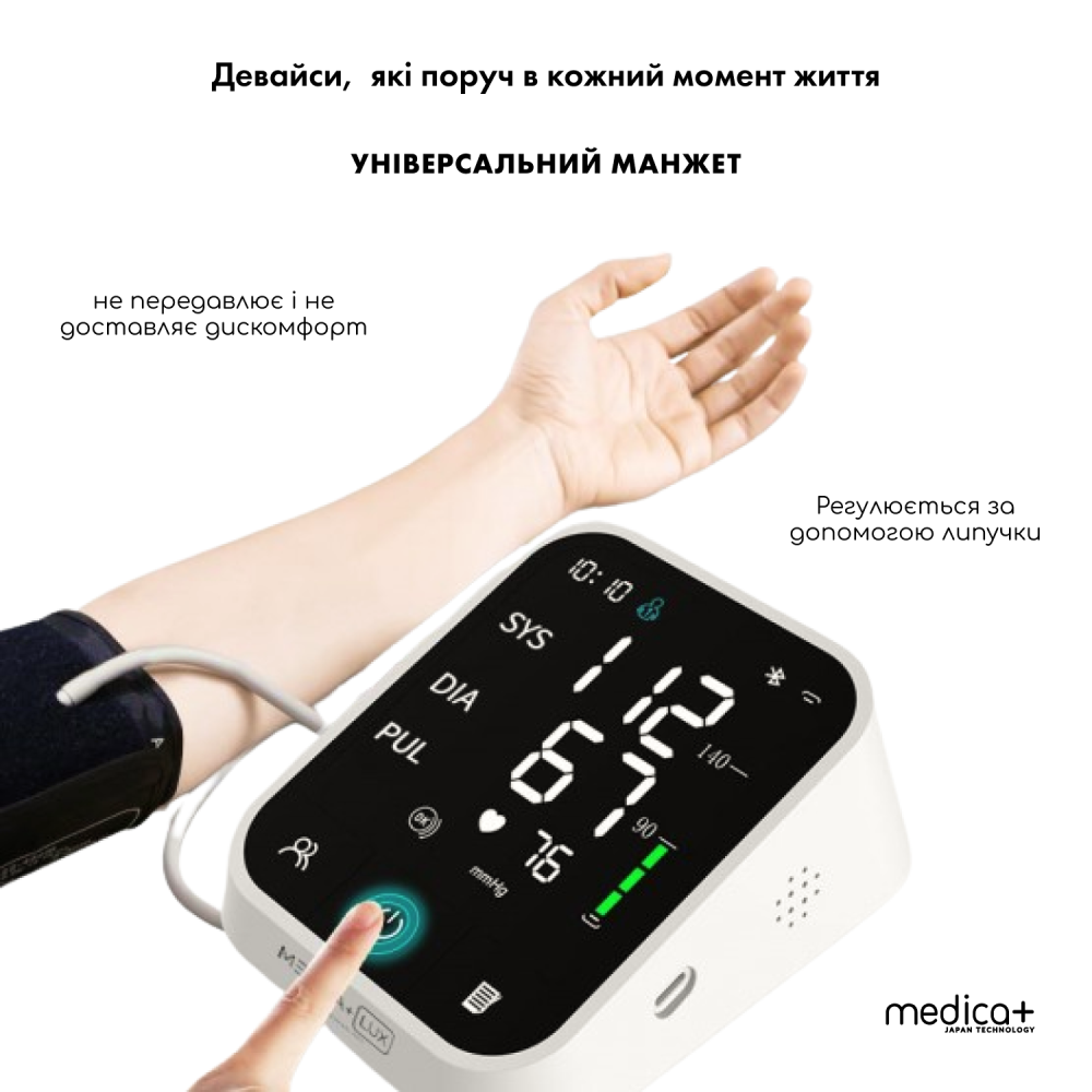 Универсальный Тонометр MEDICA+ LUX CardiControl X (Japan)
