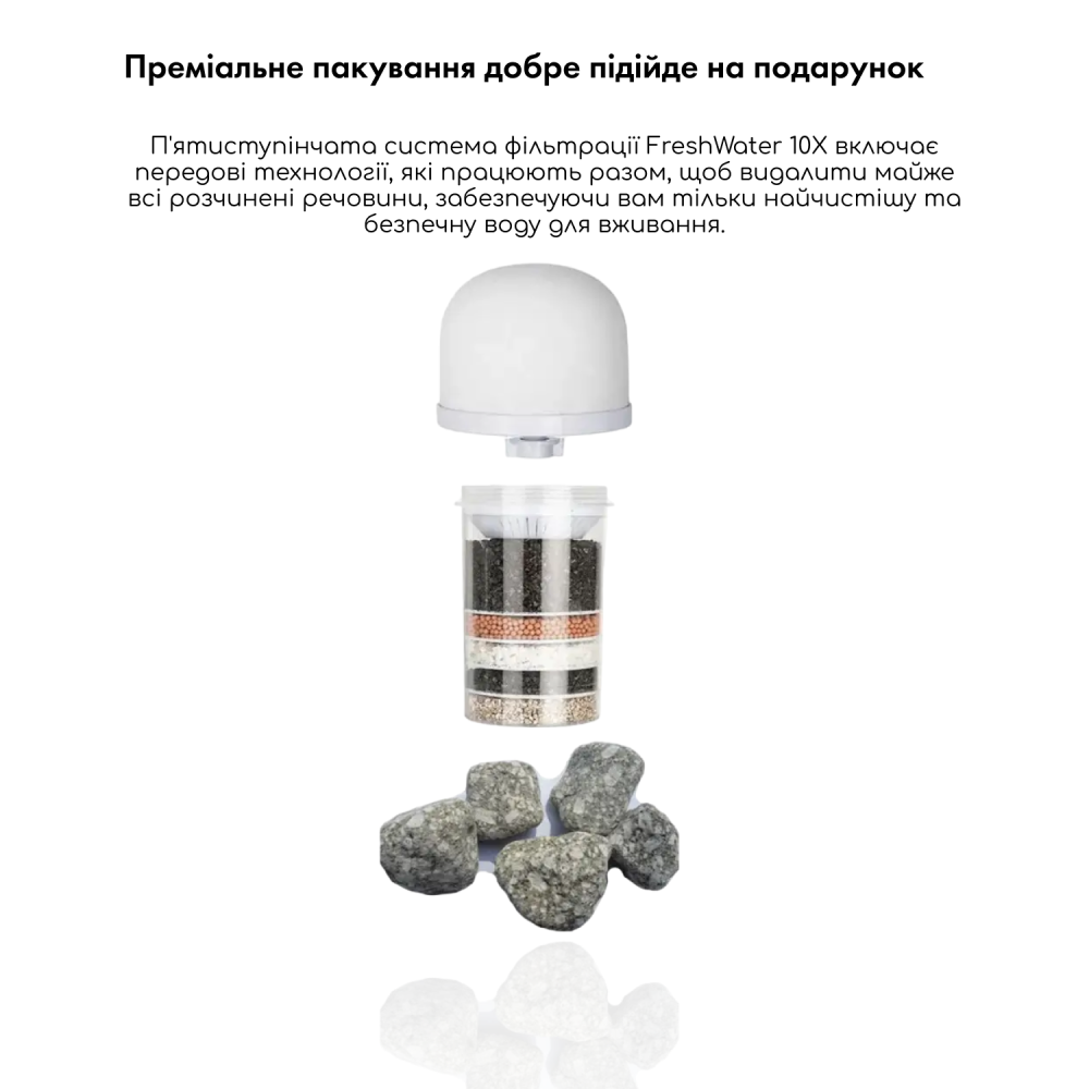 Фильтр для воды 14 л MEDICA+ FreshWater 10X (White) (Japan)