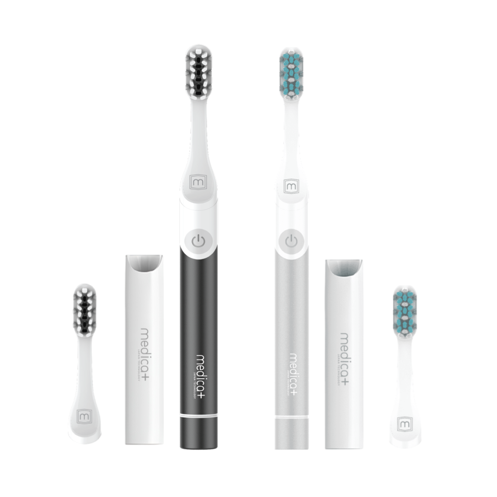 Набор звуковых зубных щеток MEDICA+ PROBRUSH 7.0 black + silver (Japan)