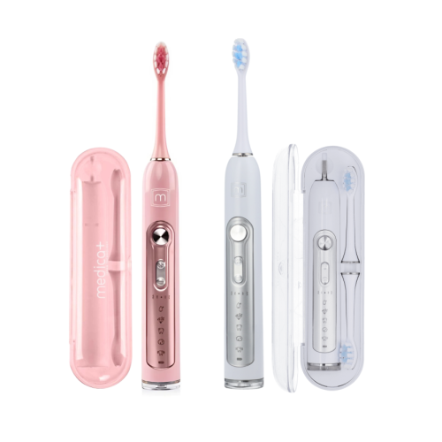Набор ультразвуковых зубных щеток MEDICA+ PROBRUSH 9.0 white + fuchsia (Japan)