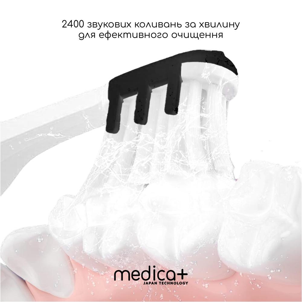 Звуковая зубная щетка MEDICA+ ProBrush 7.0 Compact Black (Japan)
