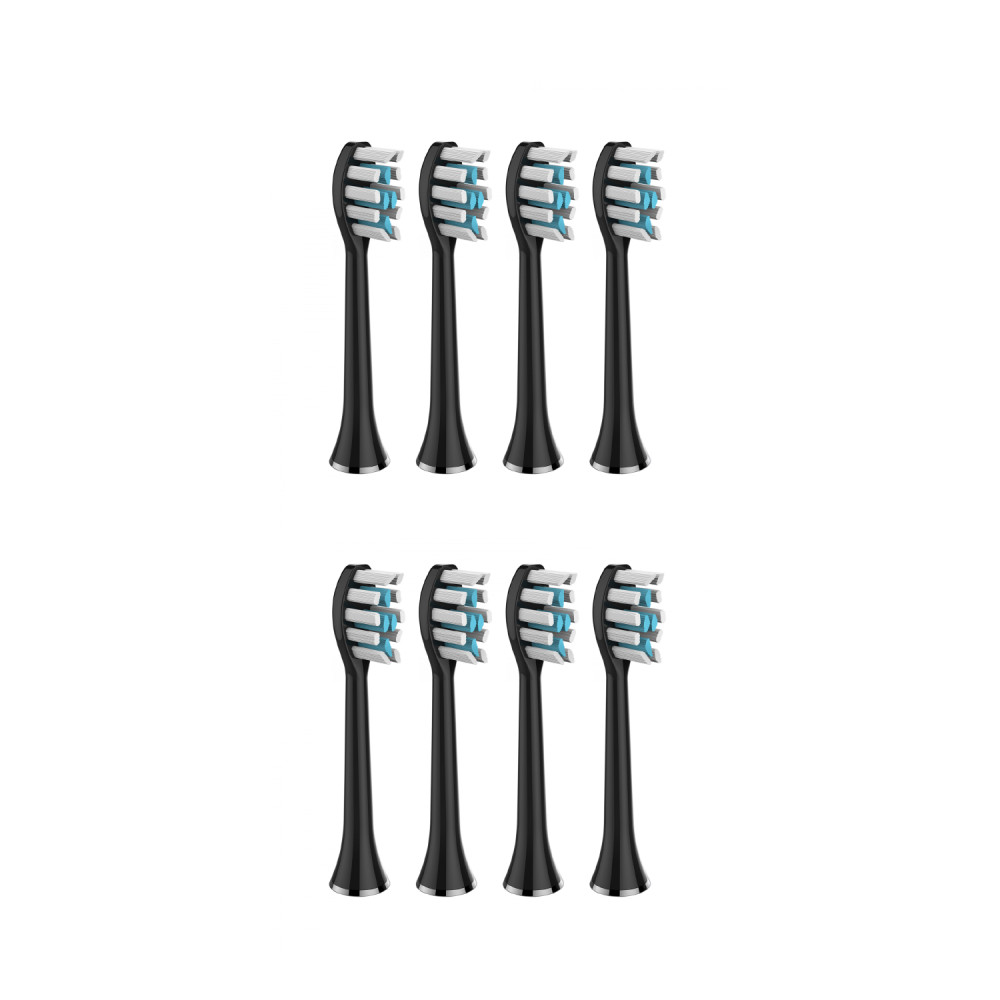 Насадки для ультразвуковой зубной щетки MEDICA + PROBRUSH 9.0 black (8 шт) (Japan)