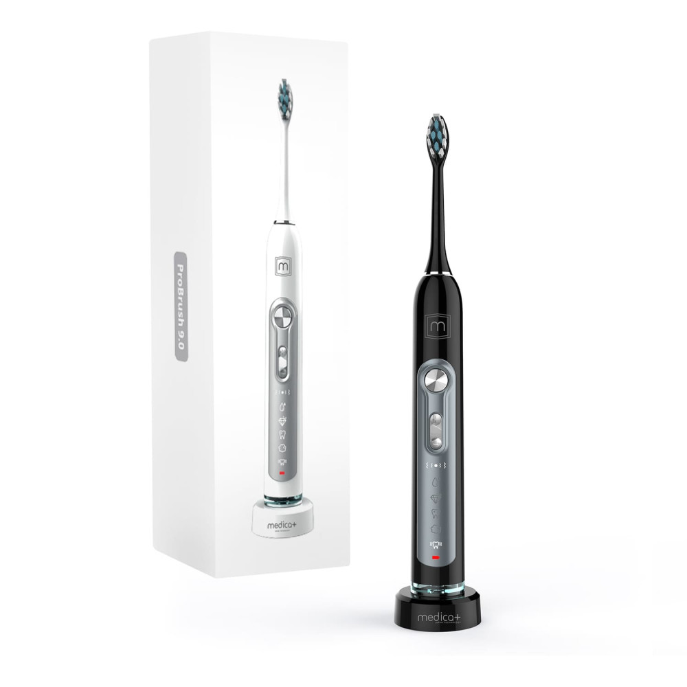 Насадки для ультразвуковой зубной щетки MEDICA + PROBRUSH 9.0 black (4 шт) (Japan)