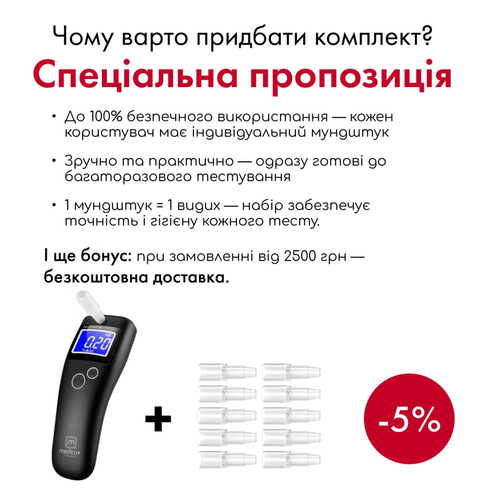 Алкотестер MEDICA+ Alco Control 8.0 (Japan)