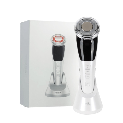 Микротоковый RF Lifting Массажер для лица Skin Lifting 7.0 White - EMS, LED (Japan)