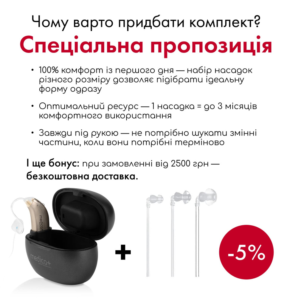 Универсальный слуховой аппарат MEDICA+ Sound Control 15 (Japan)