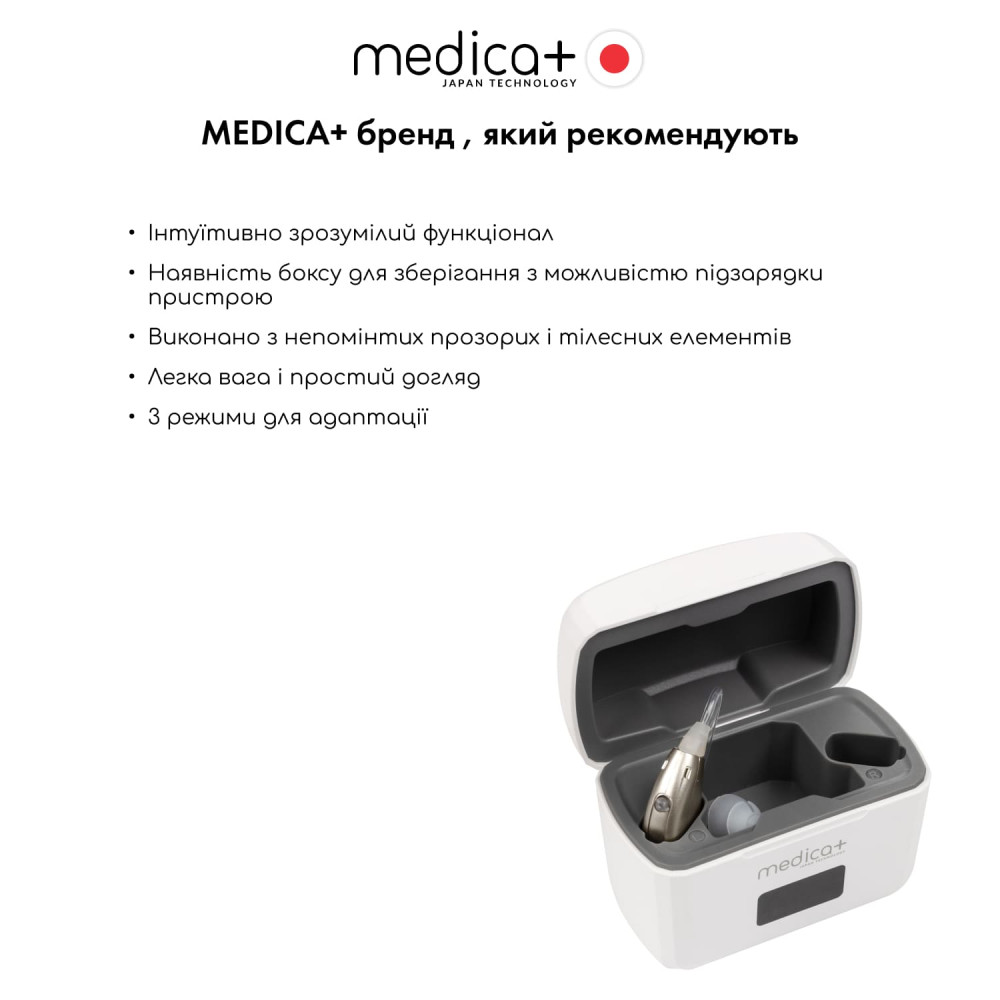 Универсальный слуховой аппарат MEDICA+ Sound Control 15 (Japan)