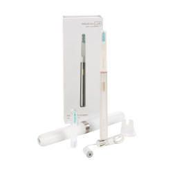 Отбеливающая звуковая зубная щетка MEDICA+ Lux 10ХN Aluminum Portable Silver (Japan)