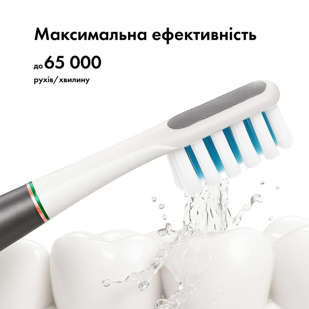 Отбеливающая звуковая зубная щетка MEDICA+ Lux 10ХN Aluminum Portable Grey (Japan)