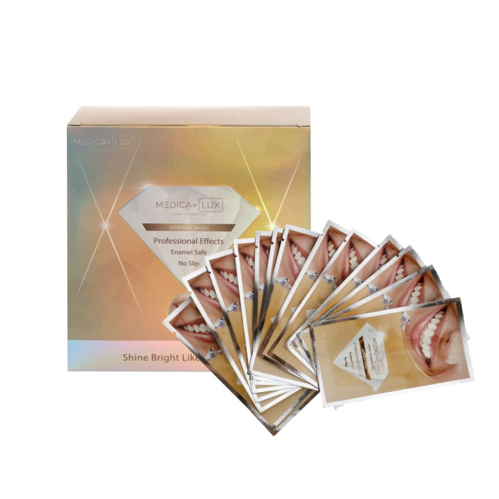 Отбеливающие полоски MEDICA+ 3DWhite Strips