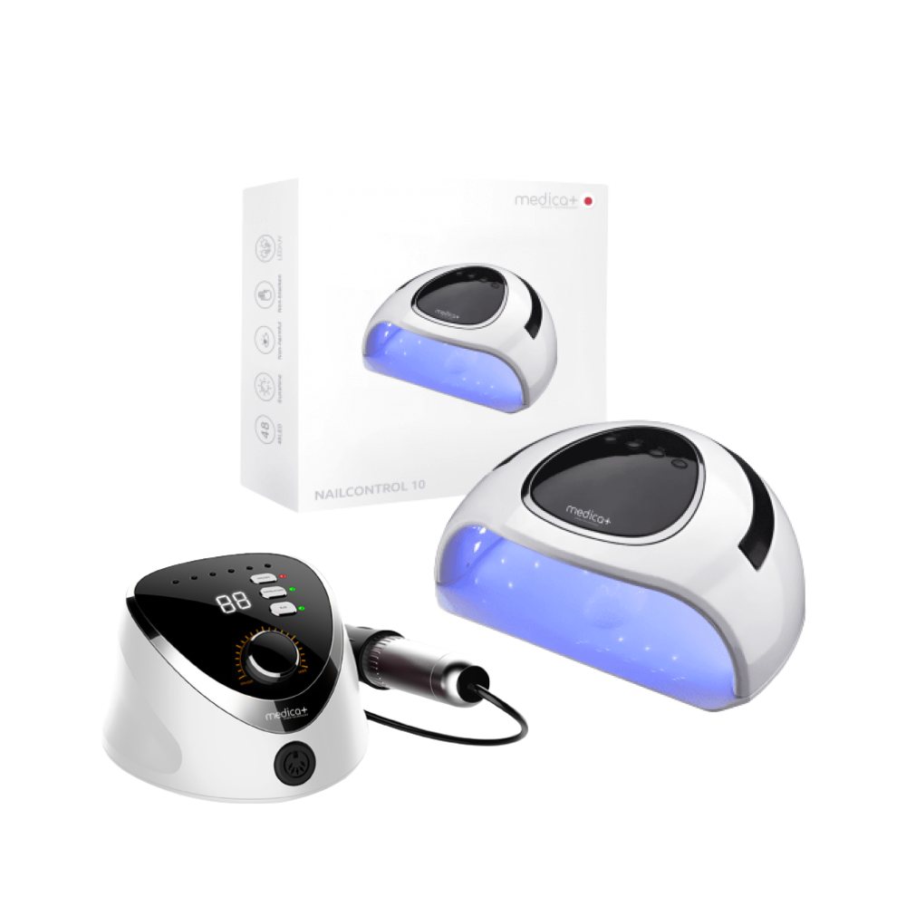 Профессиональный набор для маникюра MEDICA+ 2в1 (LED лампа + фрезер)