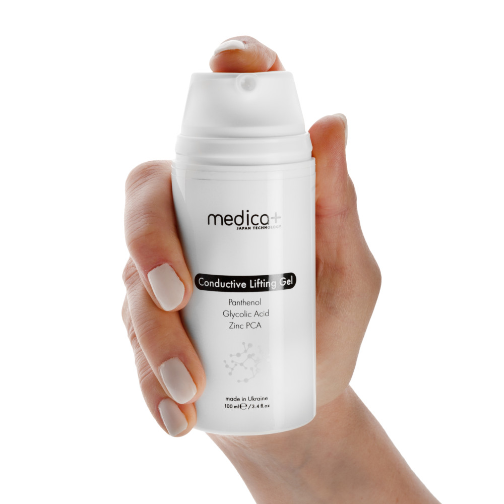 Набор Микротоковый лифтинг Skin Lifting 5.0 + Токопроводящий гель Conductive Lifting Gel + Успокаивающая маска MEDICA+ (Japan)