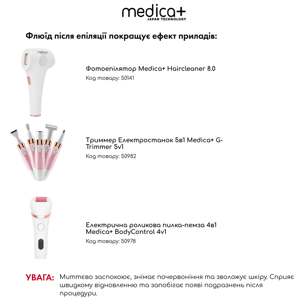 Флюид после эпиляции MEDICA+ Fluid after Epilation (100 мл)