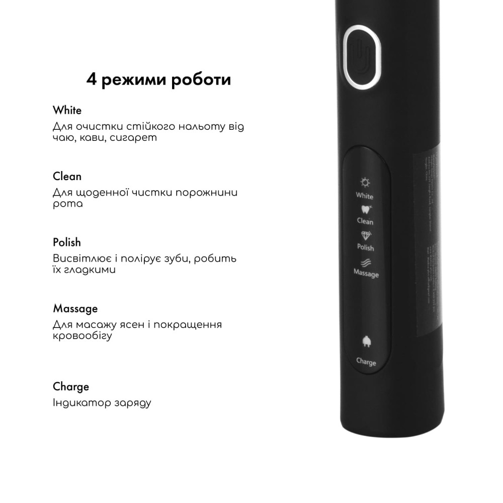 Электрическая зубная щетка MEDICA+ ProBrush XO Сarbon Soft Touch (Black) (Japan)
