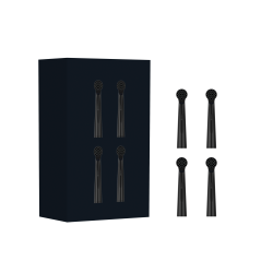 Насадки для электрической зубной щетки MEDICA+ ProBrush XO black (4 шт)