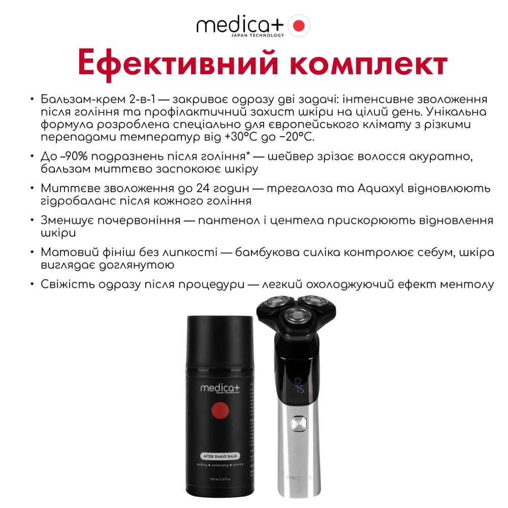Стальная электробритва MEDICA+ STEEL 6500 (Japan)