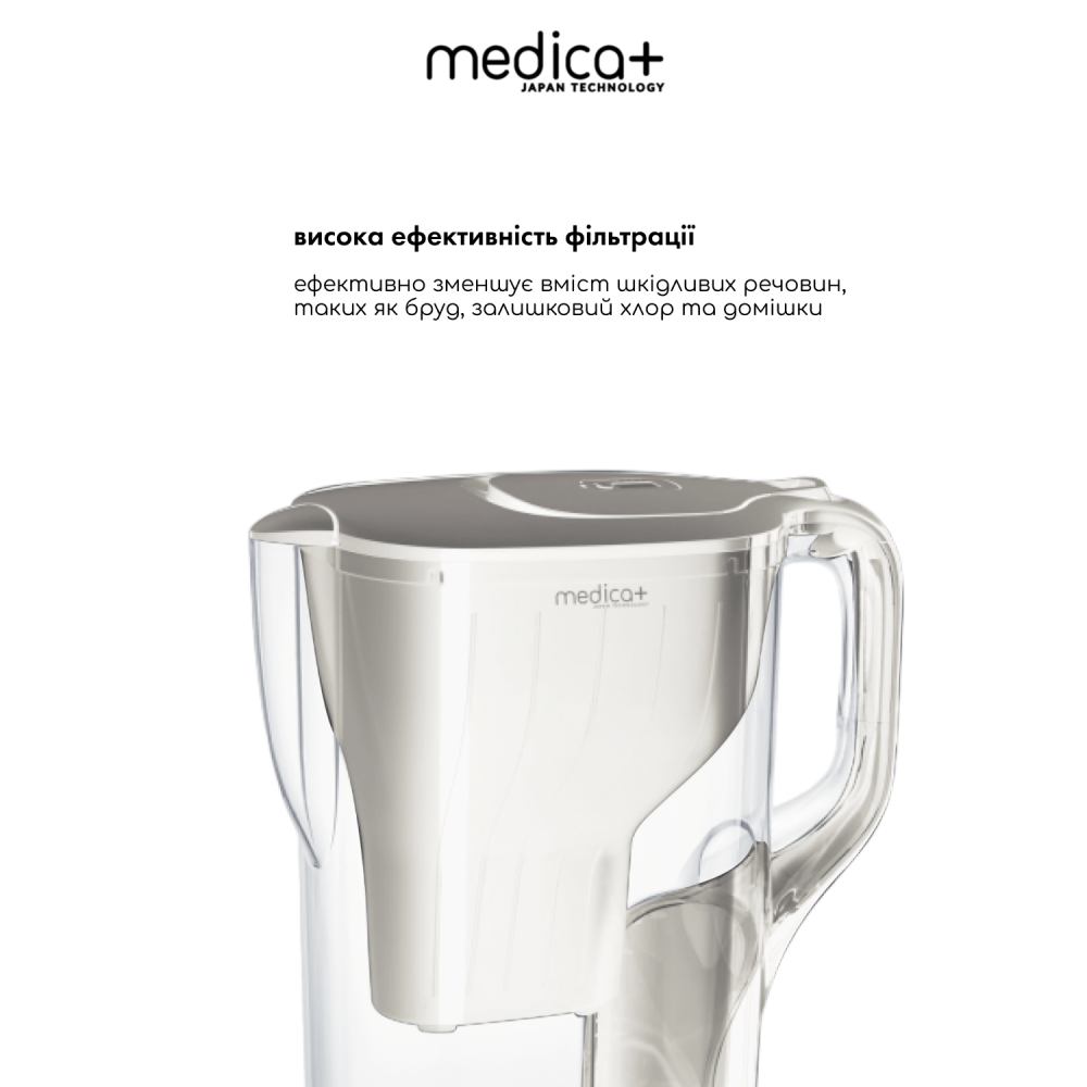 Фильтр-кувшин 4л MEDICA+ FreshWater 10 (White) (Japan)