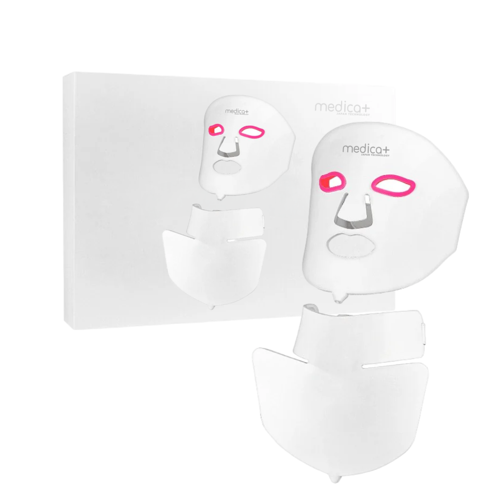 LED-маска светотерапии для лица и шеи MEDICA+ LEDMask 8X2 (Japan)