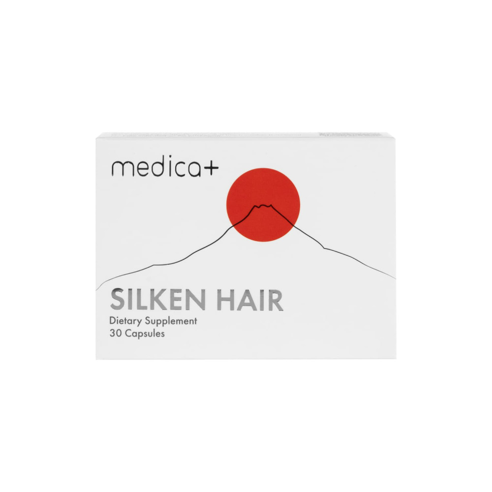 Диетическая добавка MEDICA+ Silken Hair против выпадения волос (30 капс)