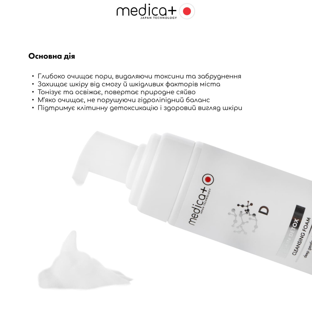 Пенка для очищения кожи MEDICA+ Skin Detox Cleansing Foam 