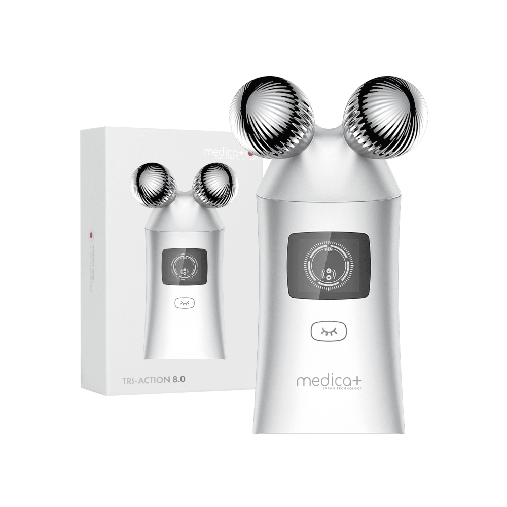 Микротоковый лифтинг массажер для лица MEDICA+ Tri-Action 8.0 (Japan)
