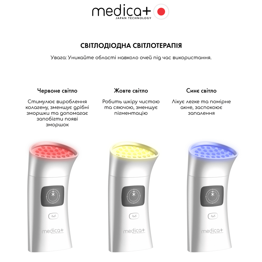 Микротоковый лифтинг массажер для лица MEDICA+ Tri-Action 8.0 (Japan)