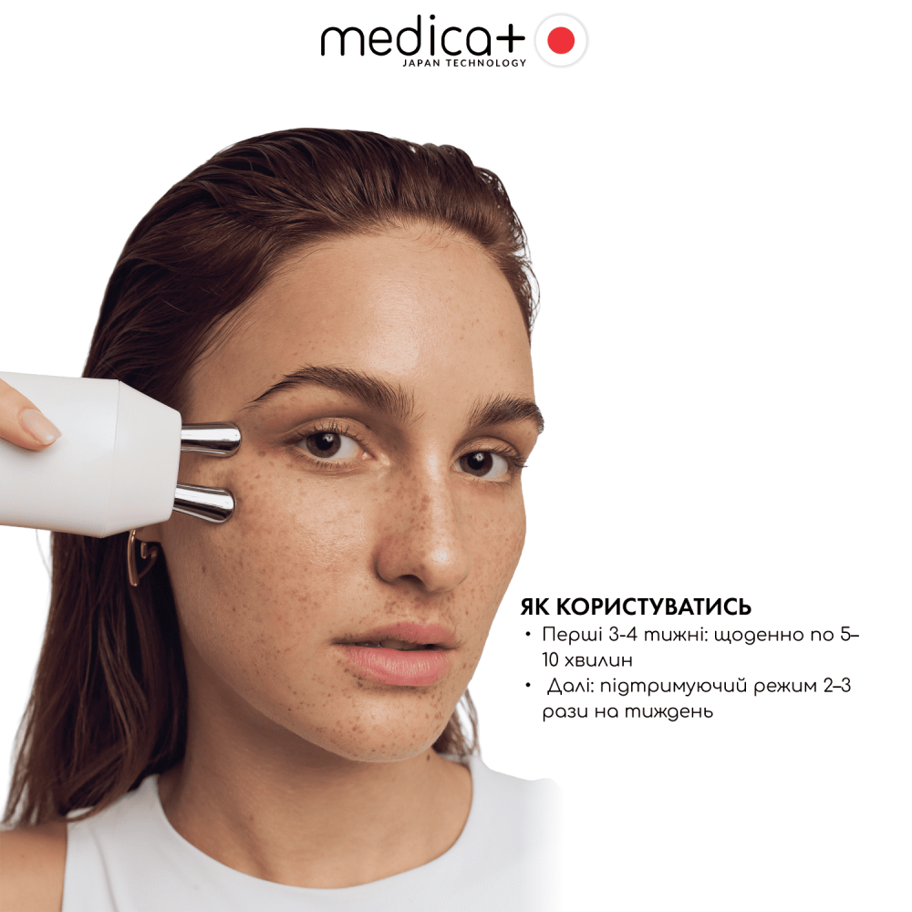 Микротоковый лифтинг массажер для лица MEDICA+ Tri-Action 8.0 (Japan)