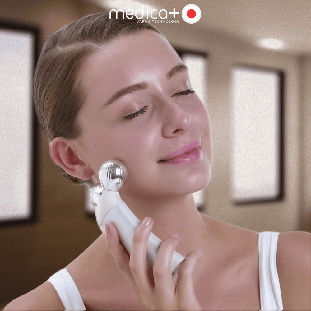 Микротоковый лифтинг массажер для лица MEDICA+ Tri-Action 8.0 (Japan)