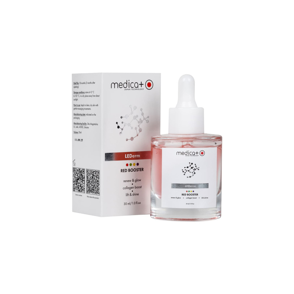 Бустер MEDICA+  LEDerm Red Booster, 30 мл