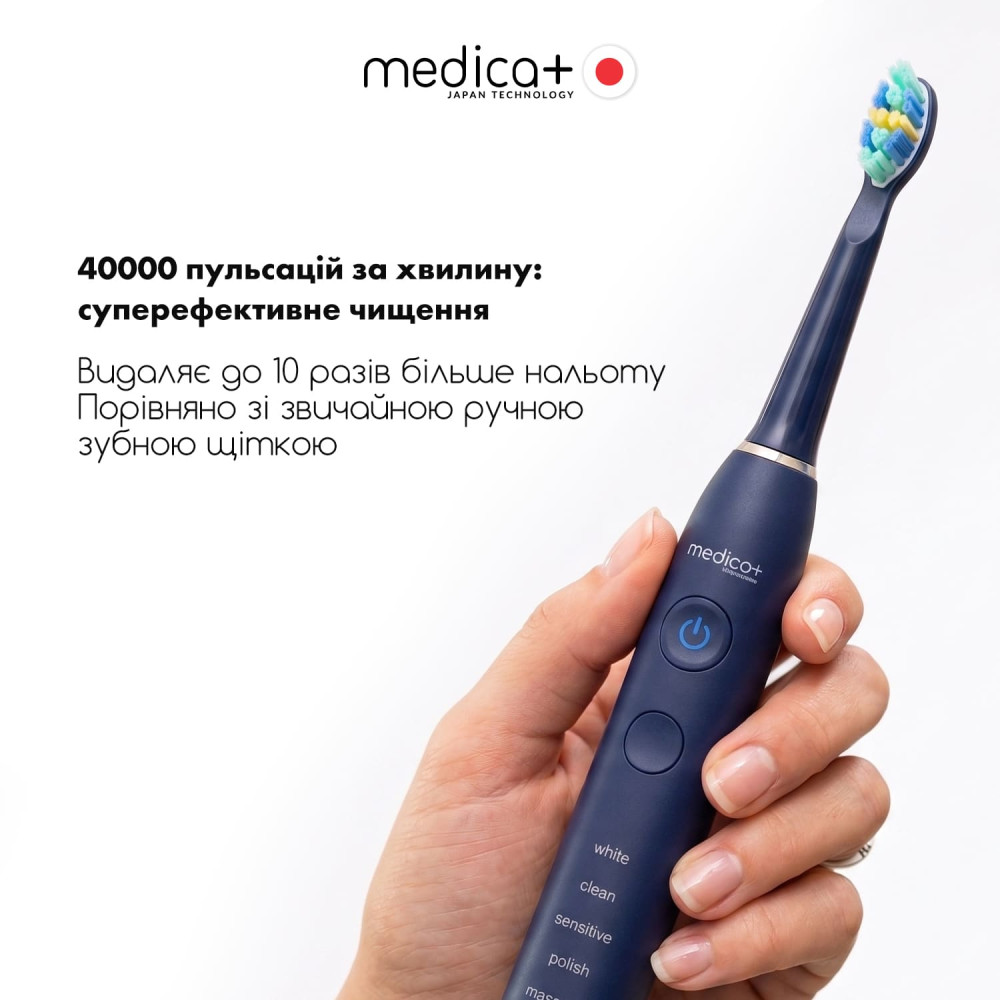 Ультразвуковая зубная щетка MEDICA+ PROBRUSH 8.0 Blue