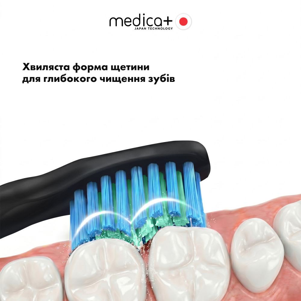 Насадки для ультразвуковой зубной щетки MEDICA + PROBRUSH 8.0 black