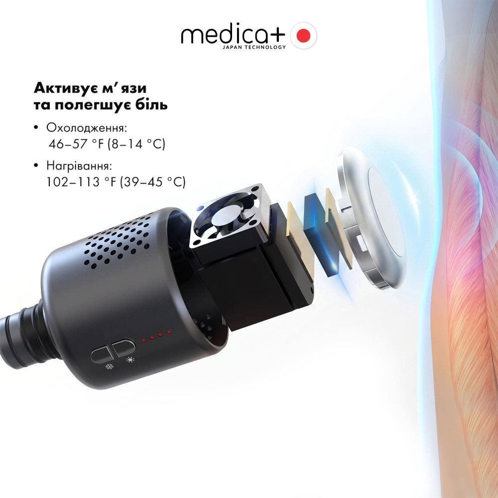 Насадка тепло/холод для массажера MEDICA+ MassHand Pro 2Х