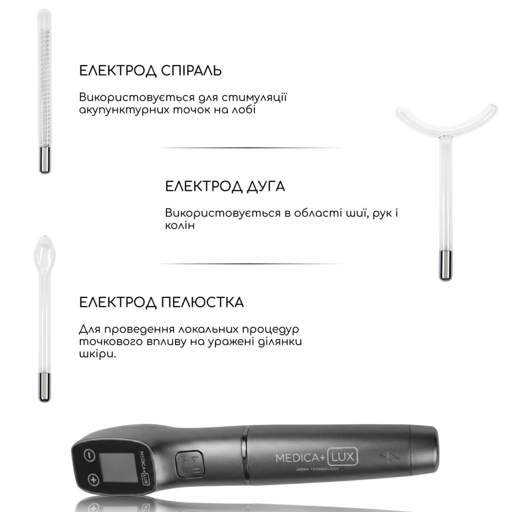Аппарат Дарсонваль MEDICA+ Lux Darsoline 8.0 grey